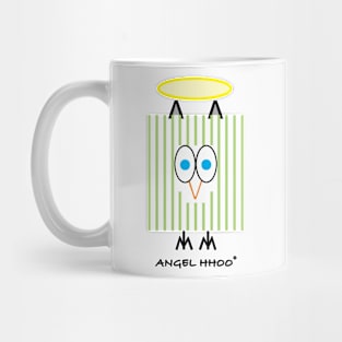 Angel Hhoo Owwl Green Mug